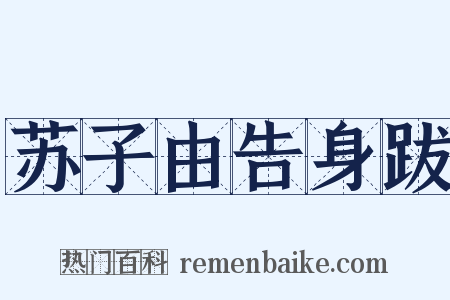 苏子由告身跋是什么意思的图片